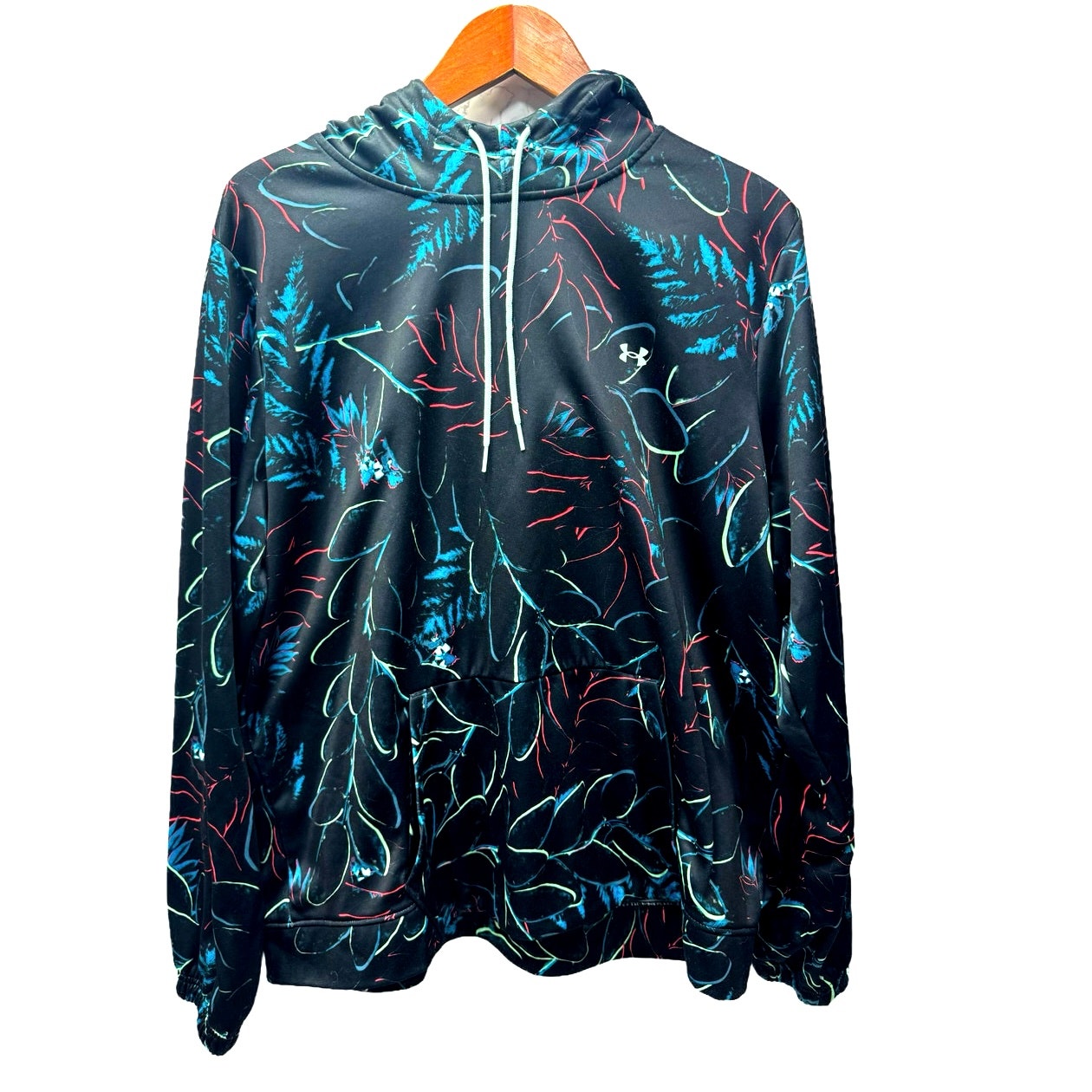 Under Armour Women’s Pullover Sweatshirt sz XL Loose Hoodie #G922