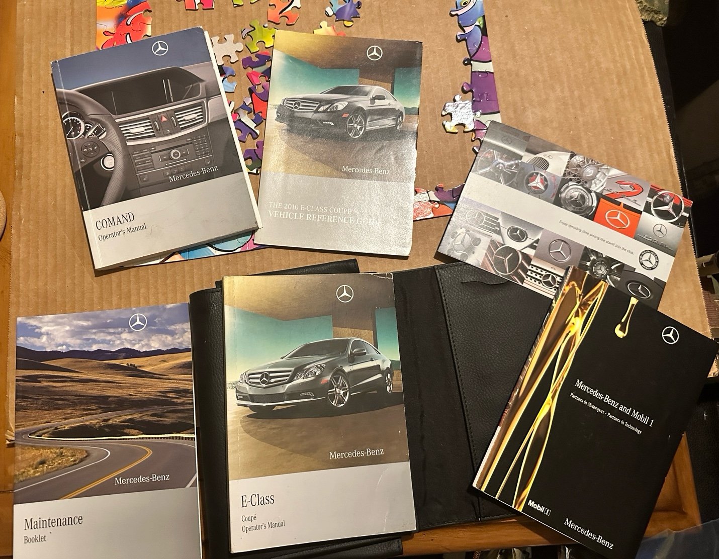Complete Mercedes-Benz E Class Owner Manual, Maintenance Booklet, & More w/ Case