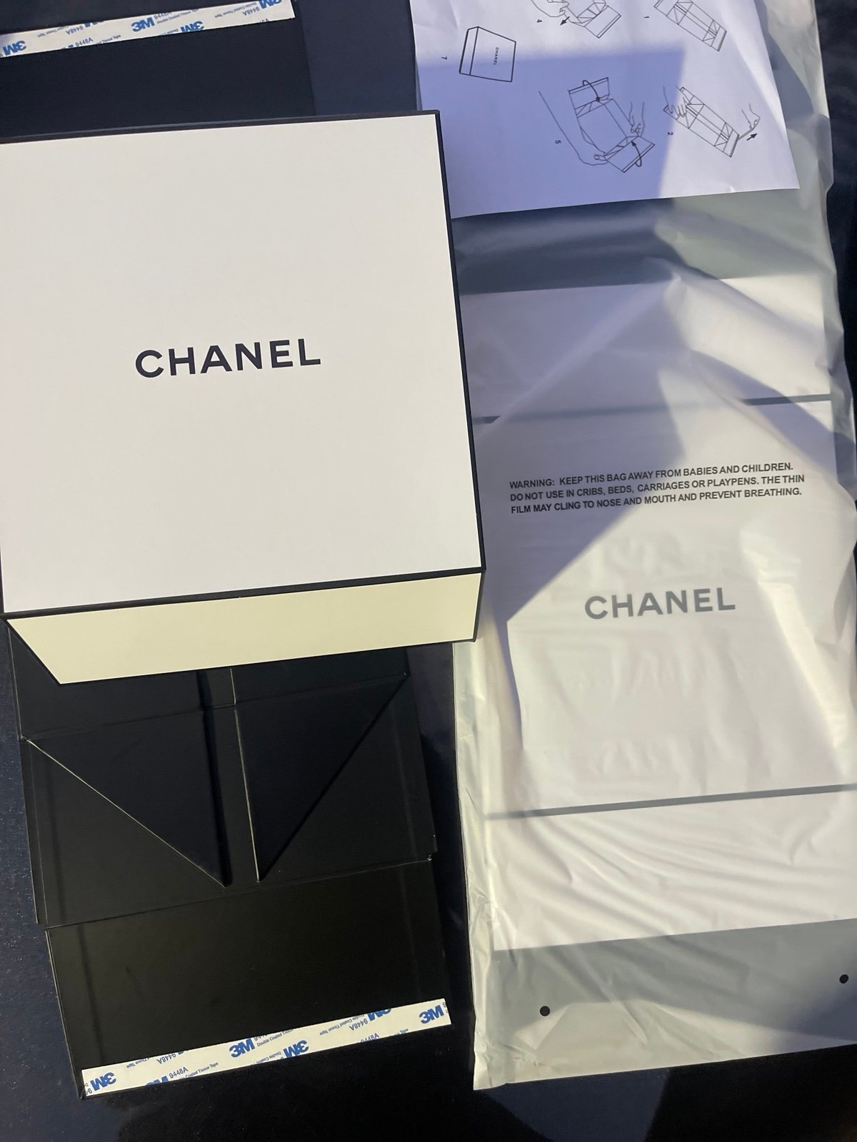 Chanel Black and White Gift Box 5/60