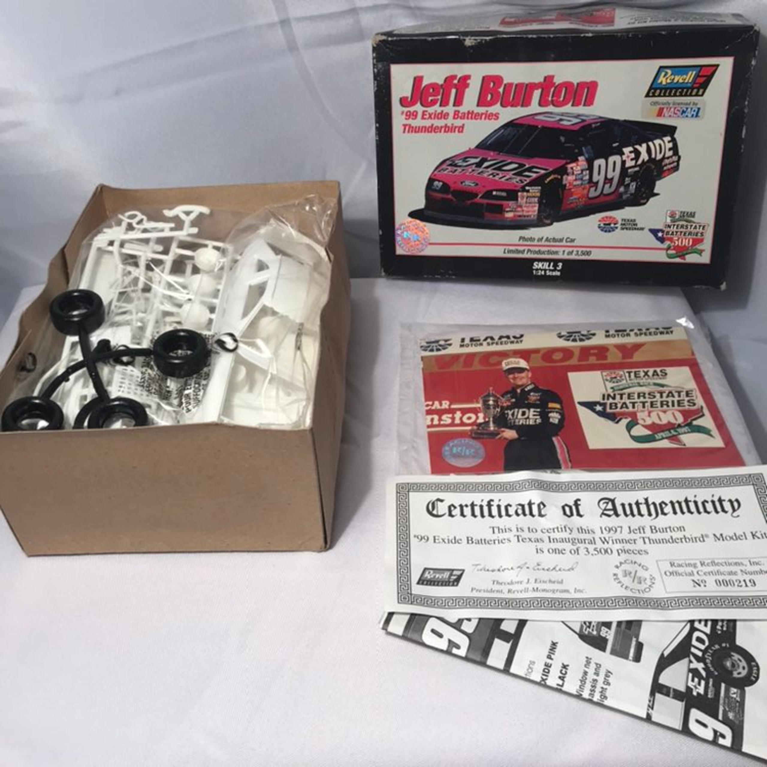 Revell Jeff Burton 99 Exide Batteries