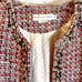 Vintage Garfield & Marks Pinks Long Tweed Made in USA Mix Jacket Size 4
