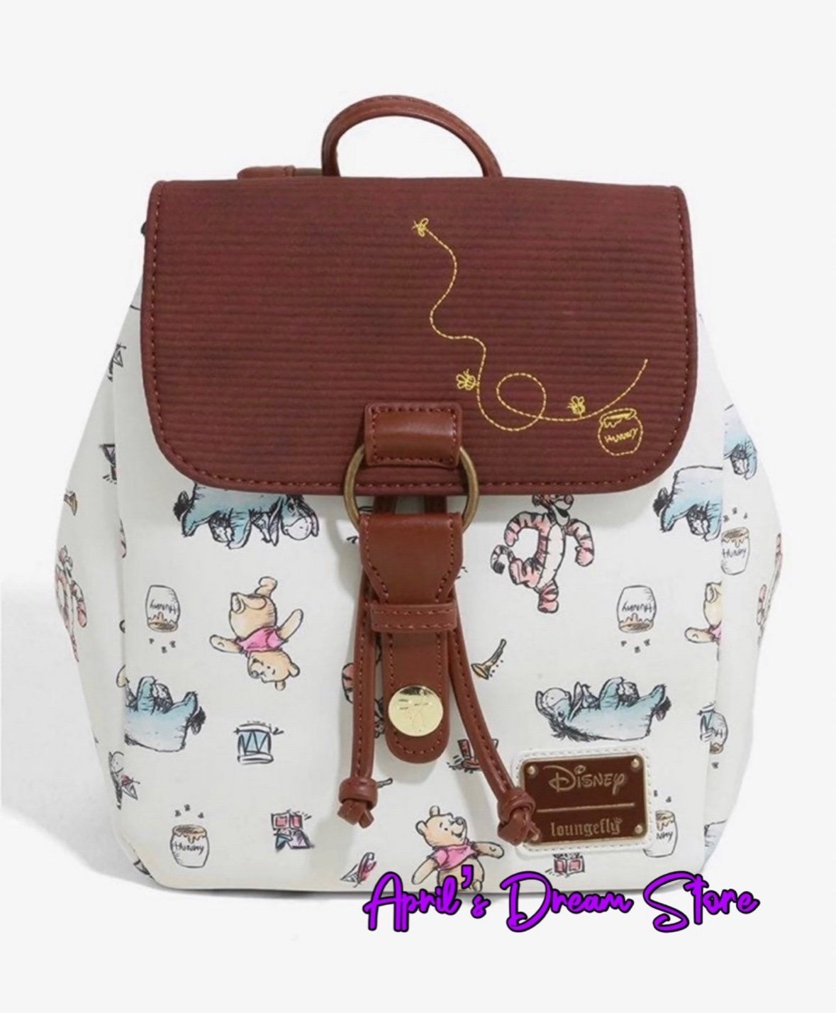 Loungefly Disney Winnie The Pooh Character Sketches Mini Backpack