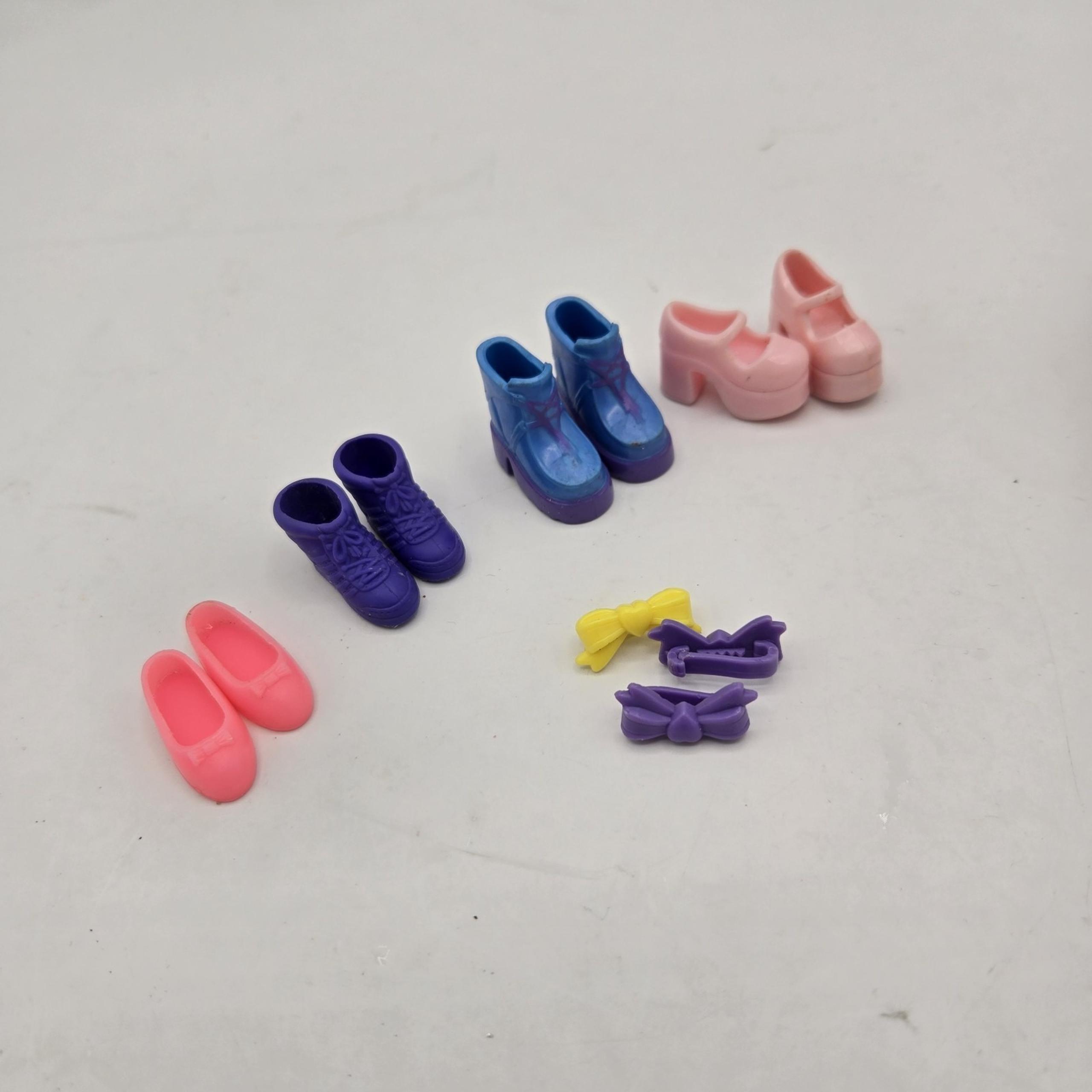 Teen Skipper Barbie doll shoe Lot blue hiking boots Pink Clogs Purple Sneakers