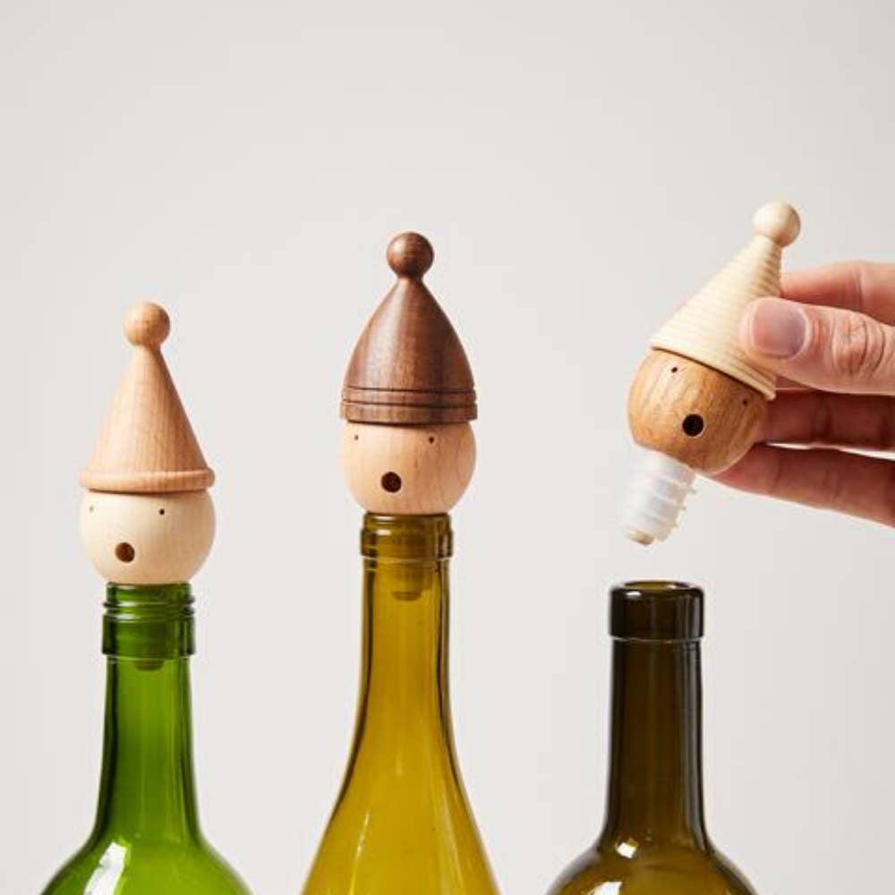 NEW! Farmhouse Pottery Woodland Wine Stopper HELGA
