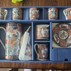 japanese porcelain coffee tea set