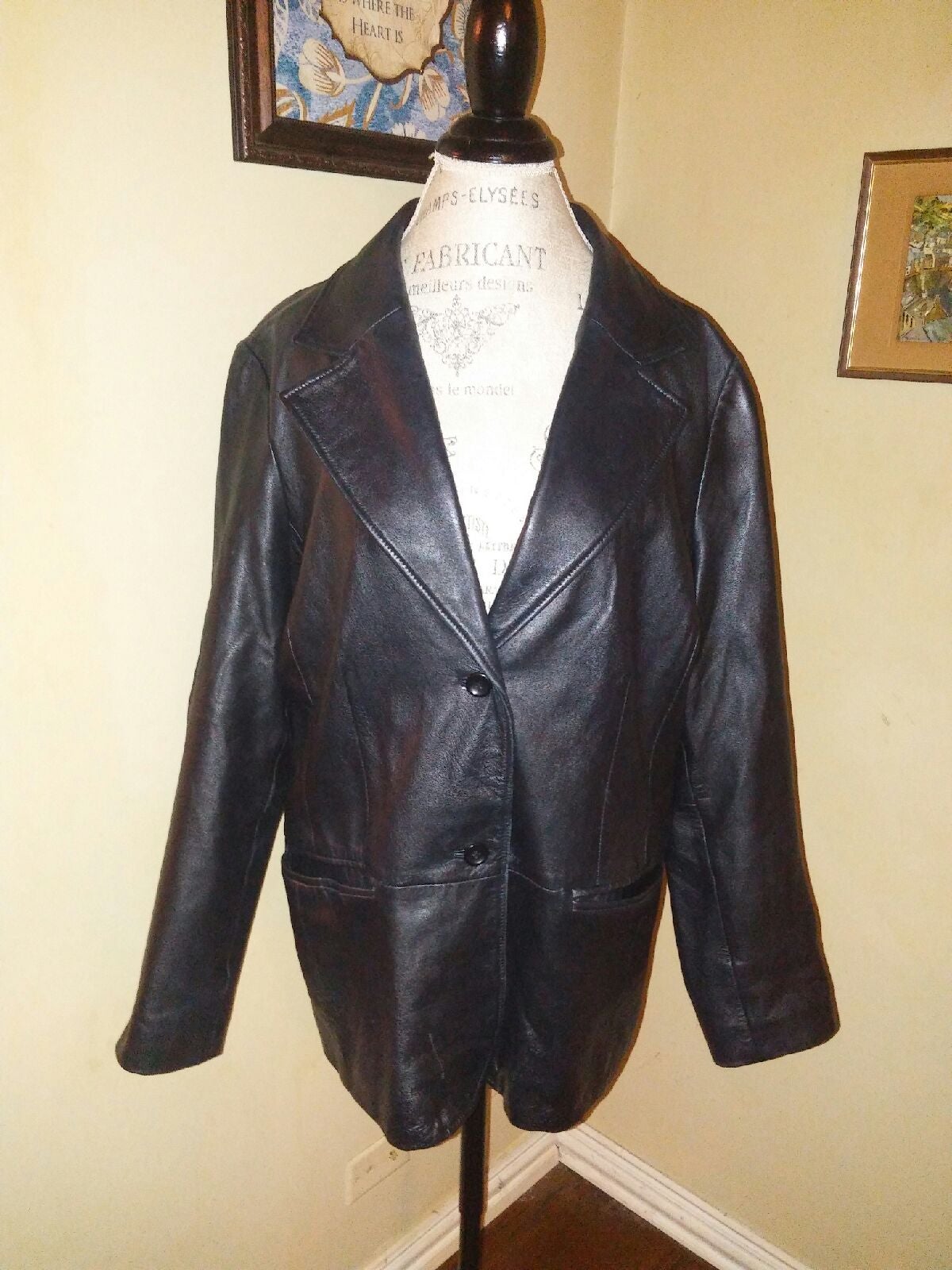 Leather jacket/blazer
