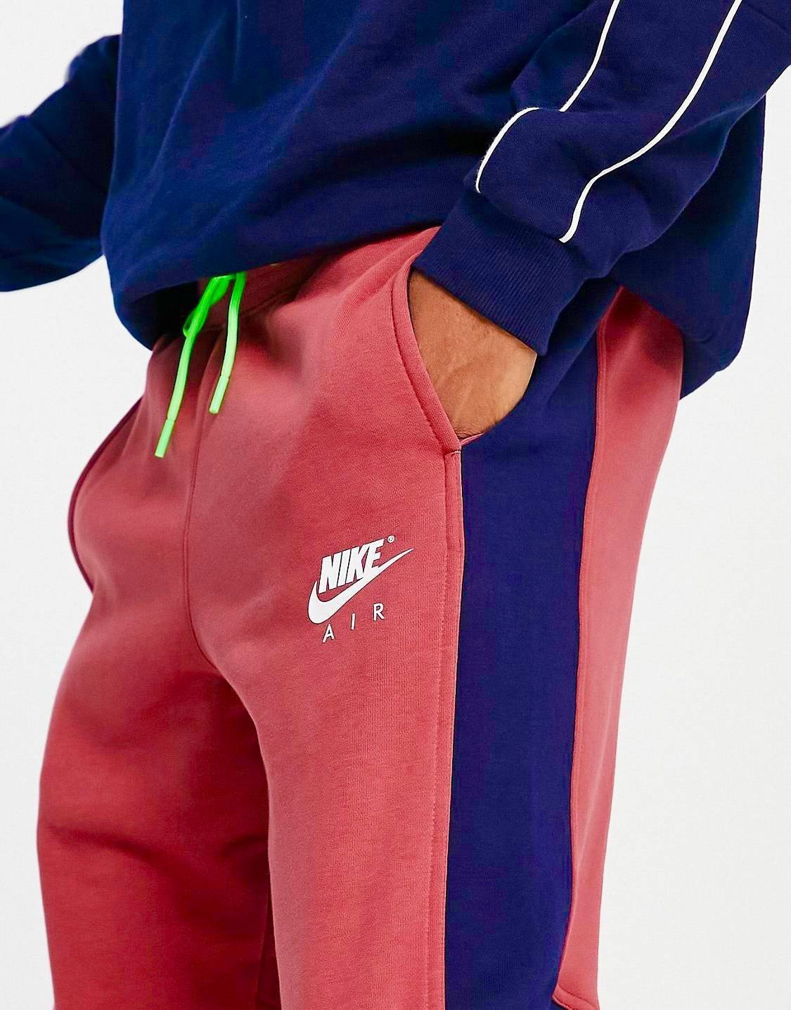 Nike Air® HBR Fleece CB Basketball Joggers in Royal Red DD6348-661 - Ⓜ *NWT!