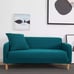 Teal Blue 2-Piece Set Slipcover Sofa & Loveseat Cover Protector 4-Way Stretch
