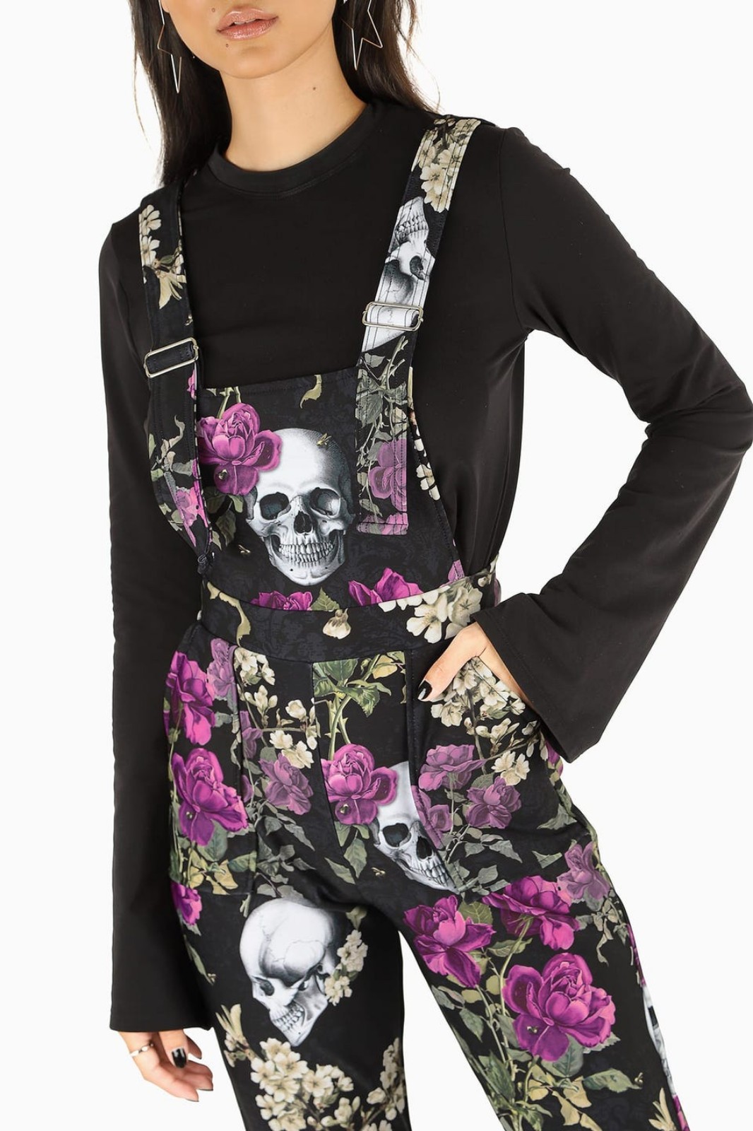 Blackmilk Garden of Bones Overalls XS