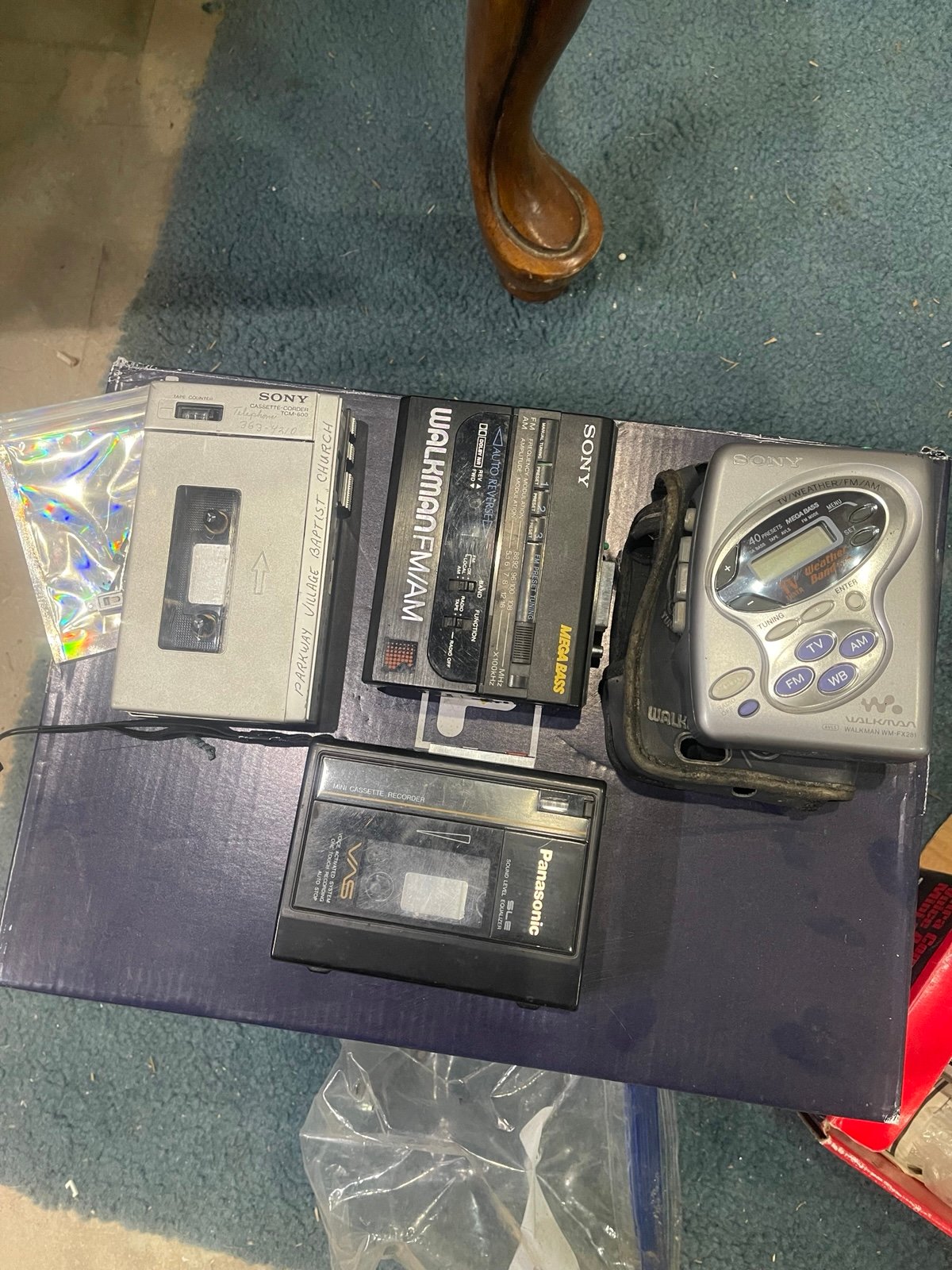 Vintage tape players