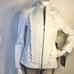 PAMELA McCOY FRONT RUFFLE LEATHER JACKET SIZE XSMALL