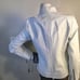 PAMELA McCOY FRONT RUFFLE LEATHER JACKET SIZE XSMALL