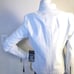 PAMELA McCOY FRONT RUFFLE LEATHER JACKET SIZE XSMALL