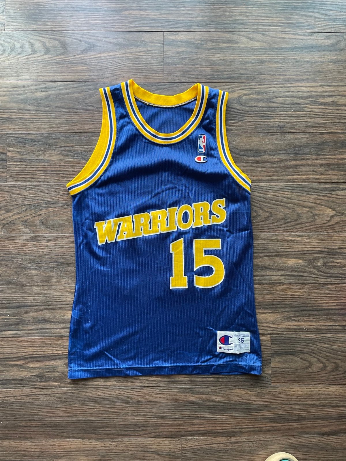 Vintage Champion Warriors Sprewell Jersey 36