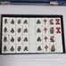Green back mahjong tile