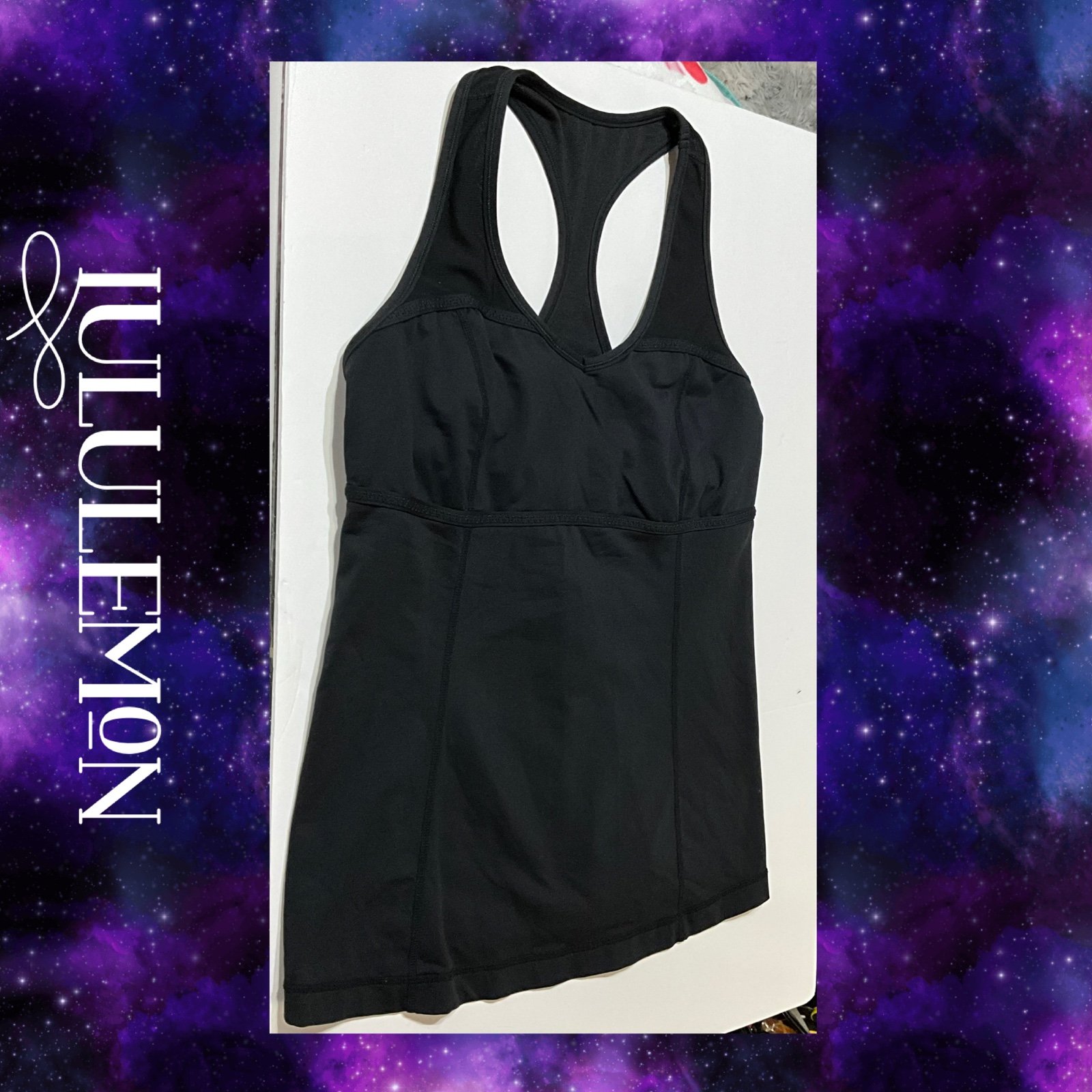 Lululemon Athletica Black Size 10 Racerback Tank Too Top