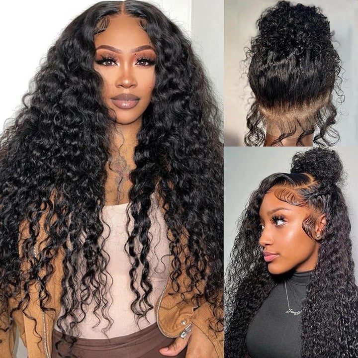 human hair lace front wig