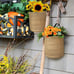 2pack Jute Hanging Basket - Small Woven Fern Hanging Rope Basket