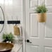 2pack Jute Hanging Basket - Small Woven Fern Hanging Rope Basket
