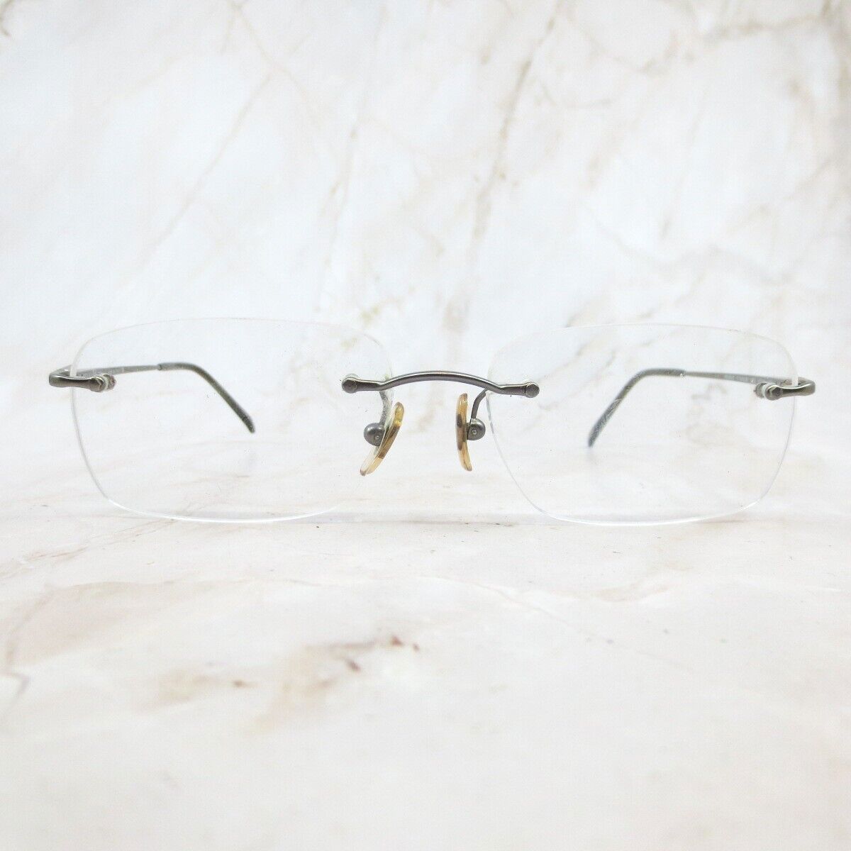 Ray Ban Eyeglasses Frame RB 8502 1003 Unisex Adult Titanium Rimless 52-17-140