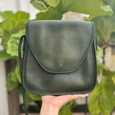 Authentic Coach Linsey Handbag in Green Color