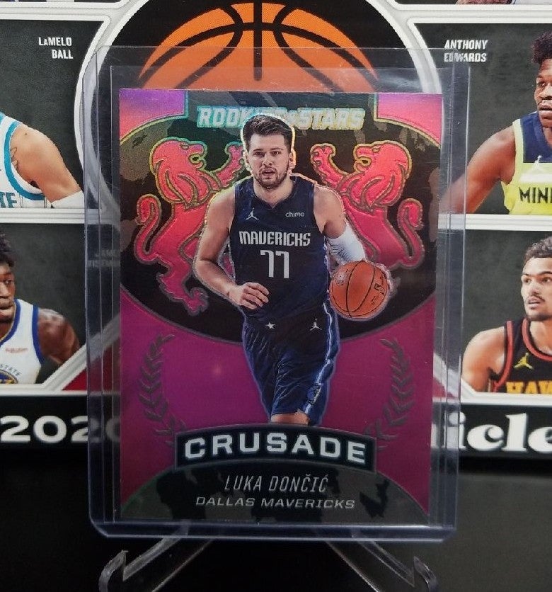 Panini Chronicles Crusade 2020-21 Luka Doncic Prizm Pink Refractor