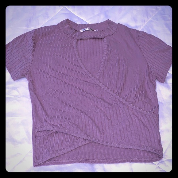 Adorable Wrap Around Design Crop Top