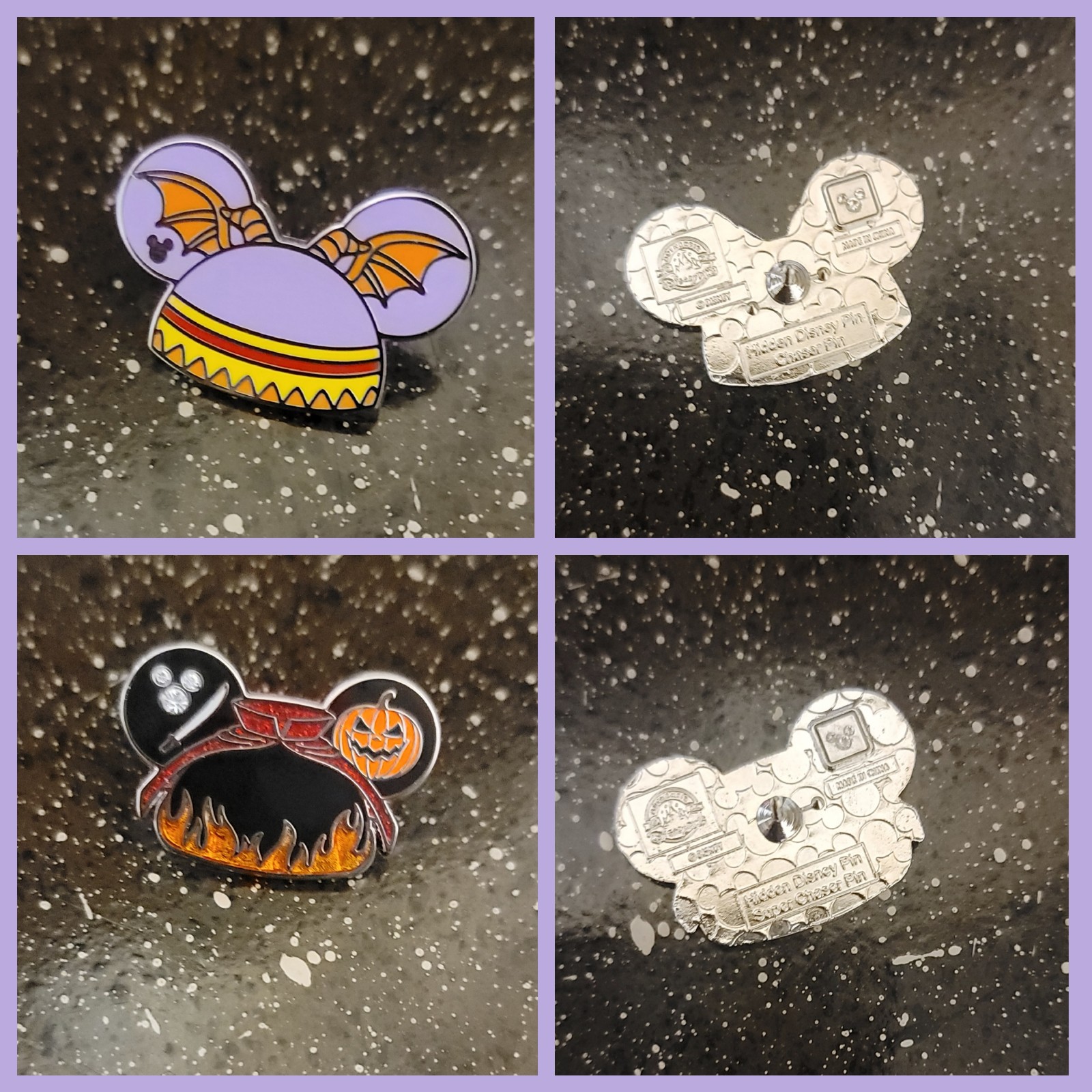 Disney hidden mickey 2024 chaser and super chaser pin set