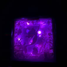 Shadow box night lights