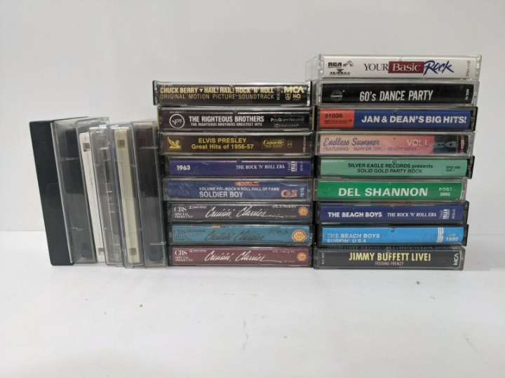 23 Oldies 50s & 60s Rock n Roll, Beach Music, Love Song & Best Of Cassette Tapes