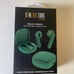 Wireless Green Earbuds & charging case new in box