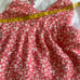 VTG Y2K Tibi 100% Silk Babydoll Coral Print Halter Top NWT Size 4
