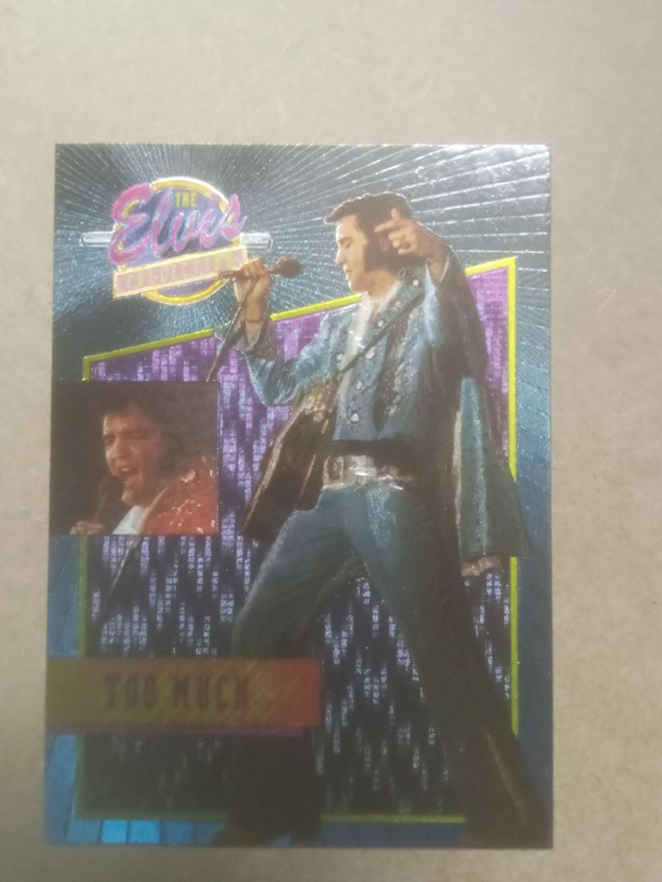 elvis presley bonus foil card Too Much.