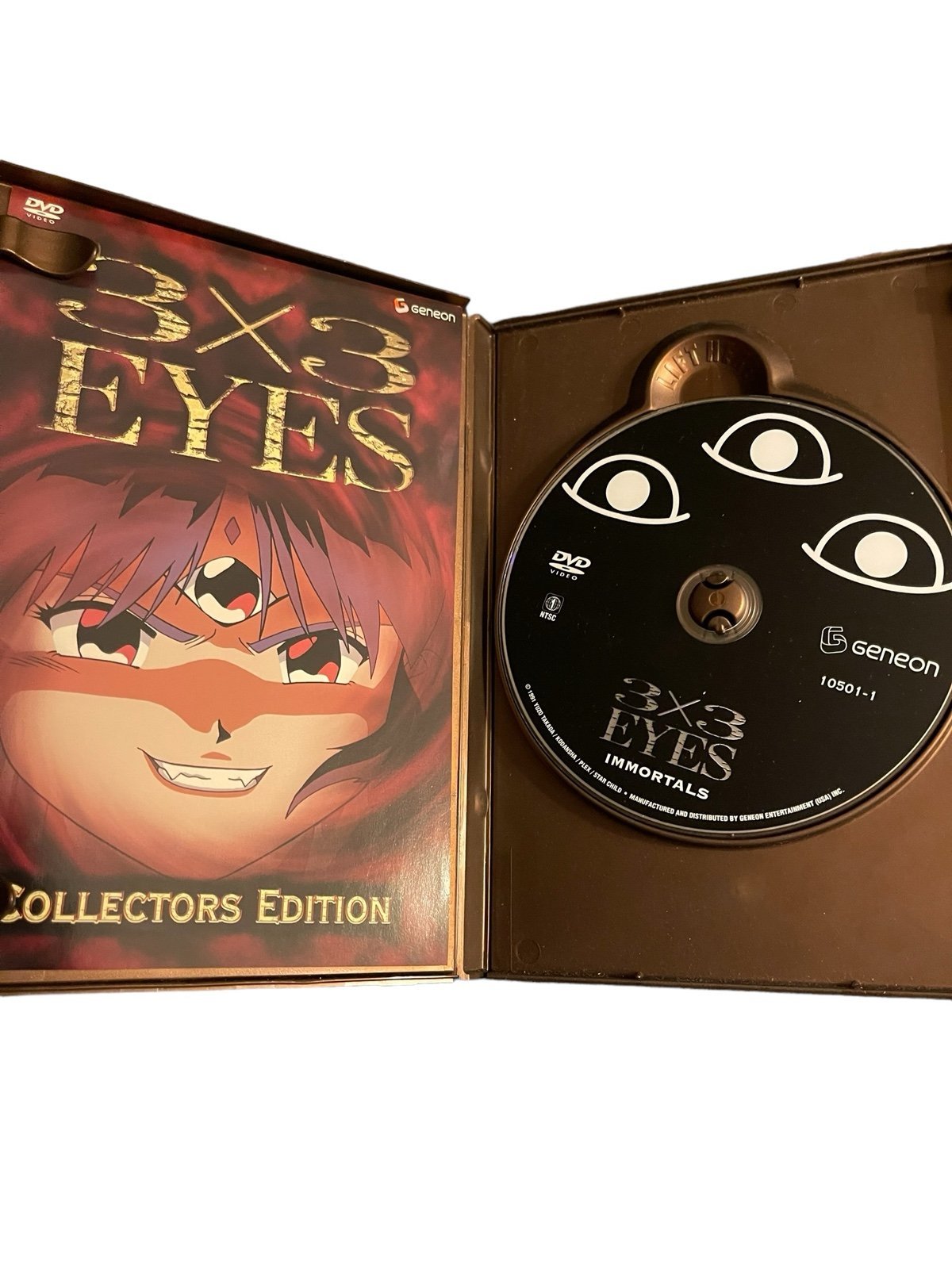 DVD 3X3 Eyes Manga Series DVD