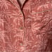 Faherty Sandwashed Silk Long Sleeve Pajama Top size L in Rose Tropic Trees