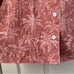 Faherty Sandwashed Silk Long Sleeve Pajama Top size L in Rose Tropic Trees