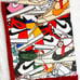 Sneaker Shoes Adult size Minky Blanket
