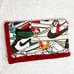Sneaker Shoes Adult size Minky Blanket
