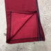 adidas Trefoil Wine Red Track Pants with One-Point Embroidery Tag, Size L 100% Cotton.