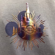Disney World 50th Anniversary Magic Kingdom October 1st Spirit Jersey Size Mediu