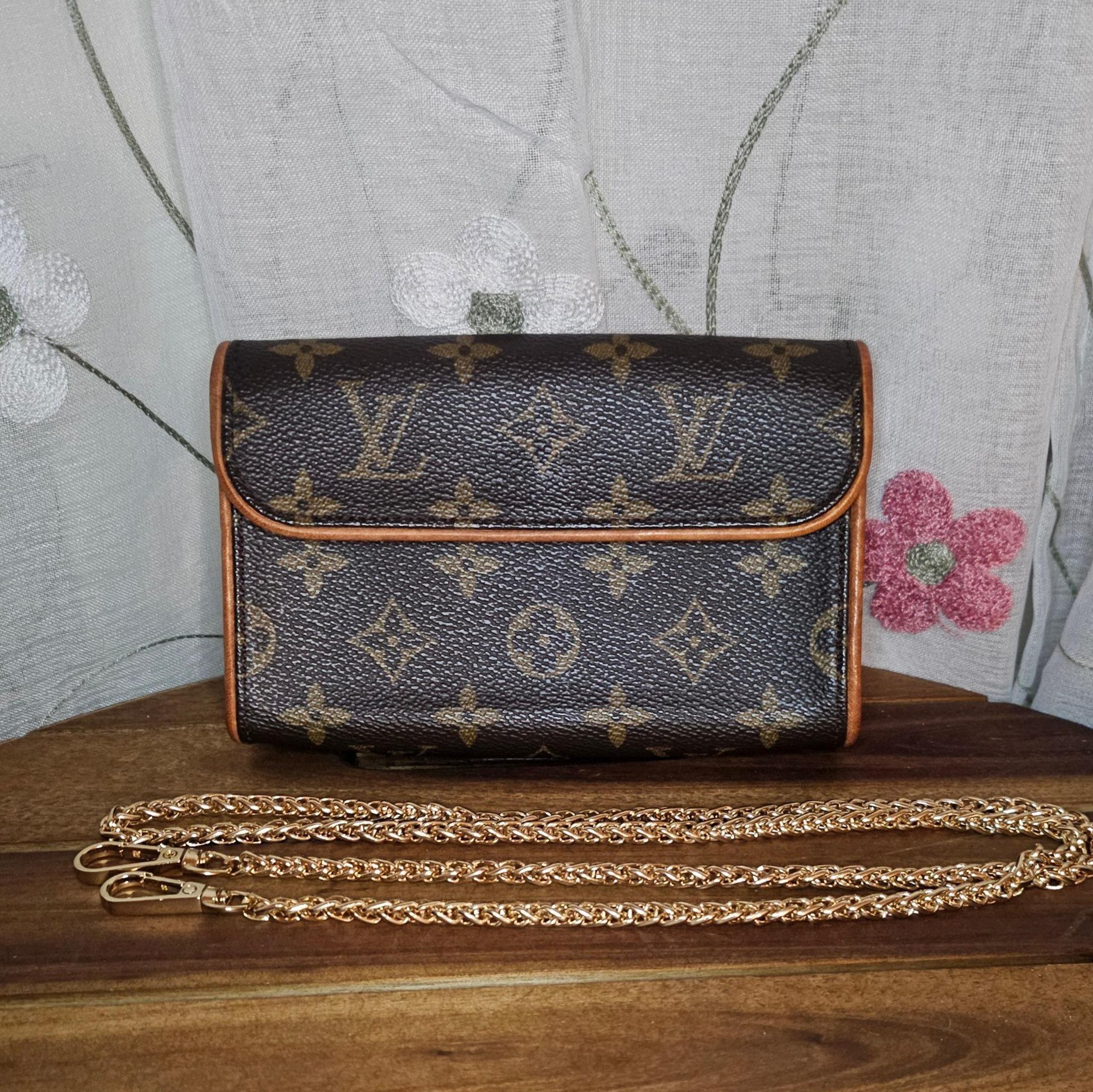 Authentic Louis Vuitton Vintage Monogram Florentine Pochette Shoulder Bum Bag