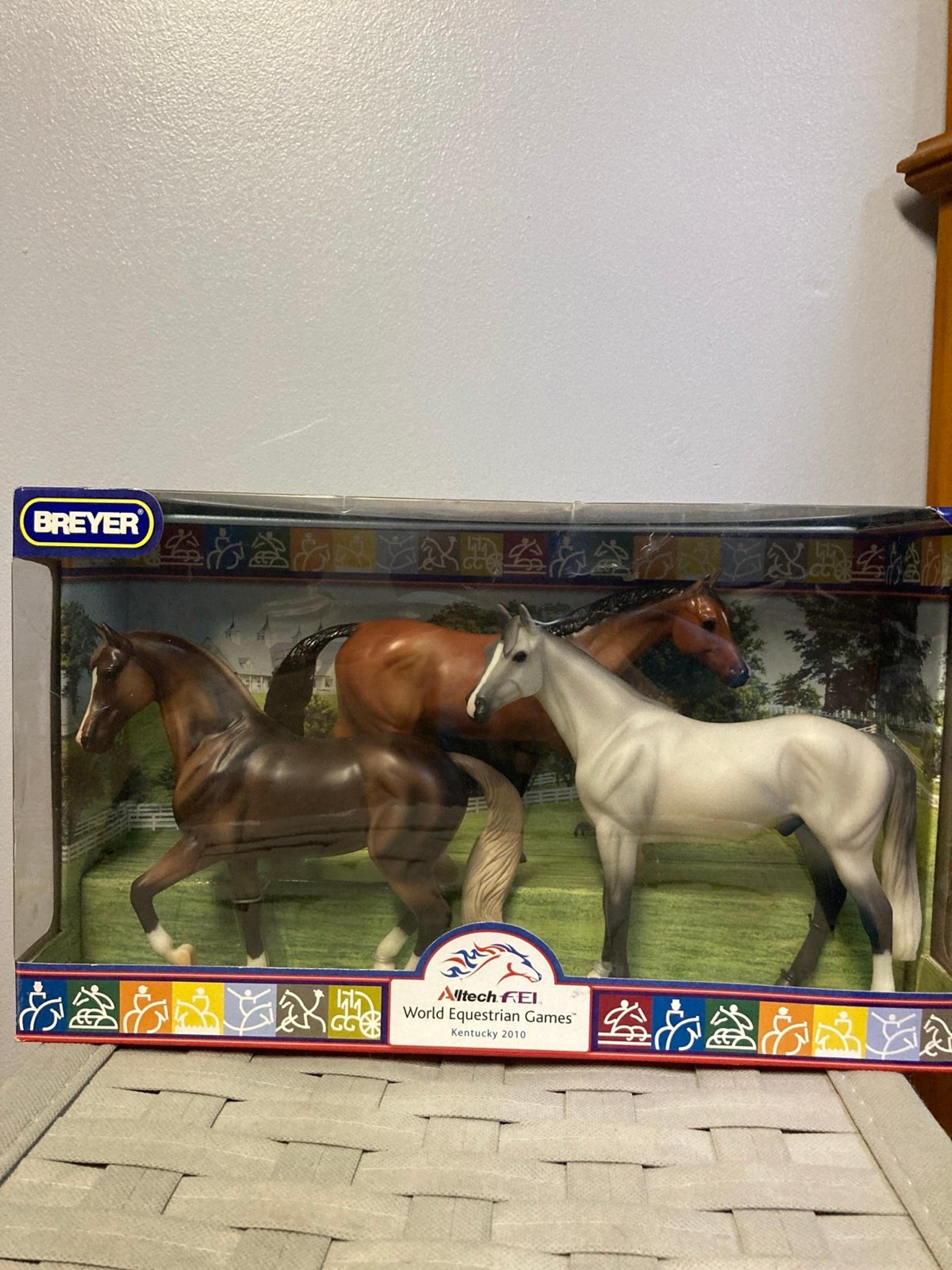 Breyer World Equestrian Games Kentucky 2010 New in Box Set of 3 Horses