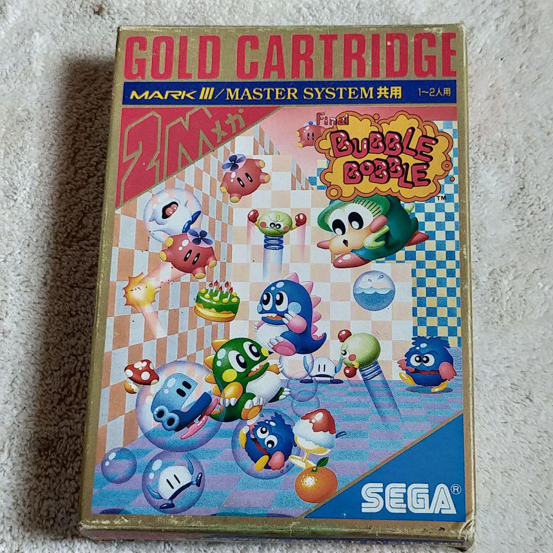 【Rare Item】 Sega Final Bubble Bobble Mark III Master System Taito
