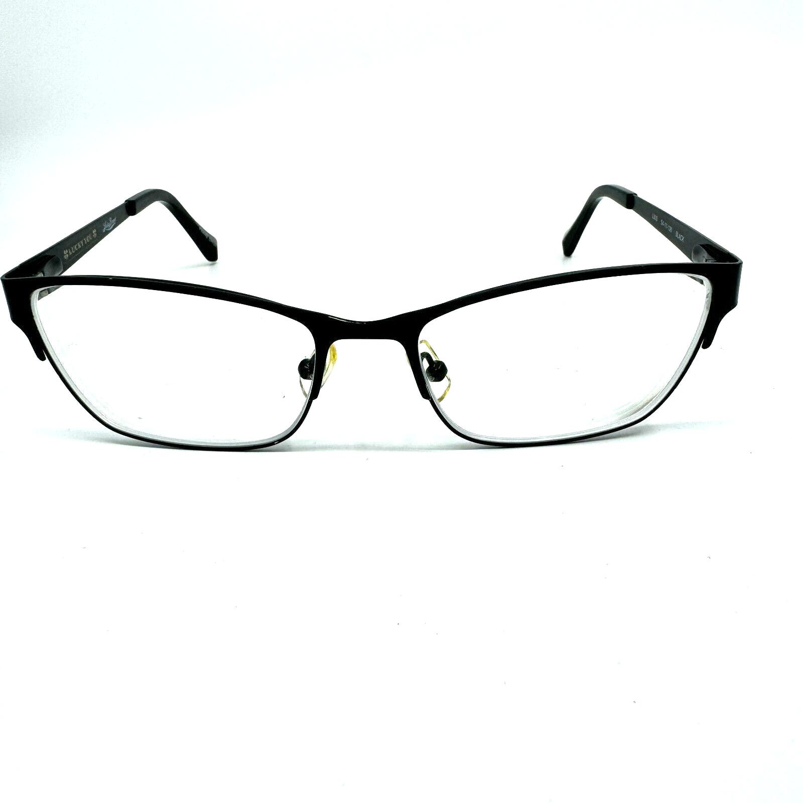 Lucky Brand L503 BLACK Eyeglasses Frames Square Full Rim 54-17-135 H11163