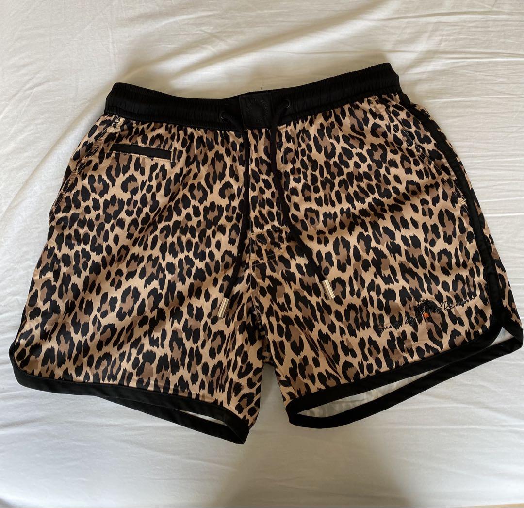 【１着でも送料無料】 Tokyo room Re LEOPARD BOARDSHORTS PIPING パンツ
