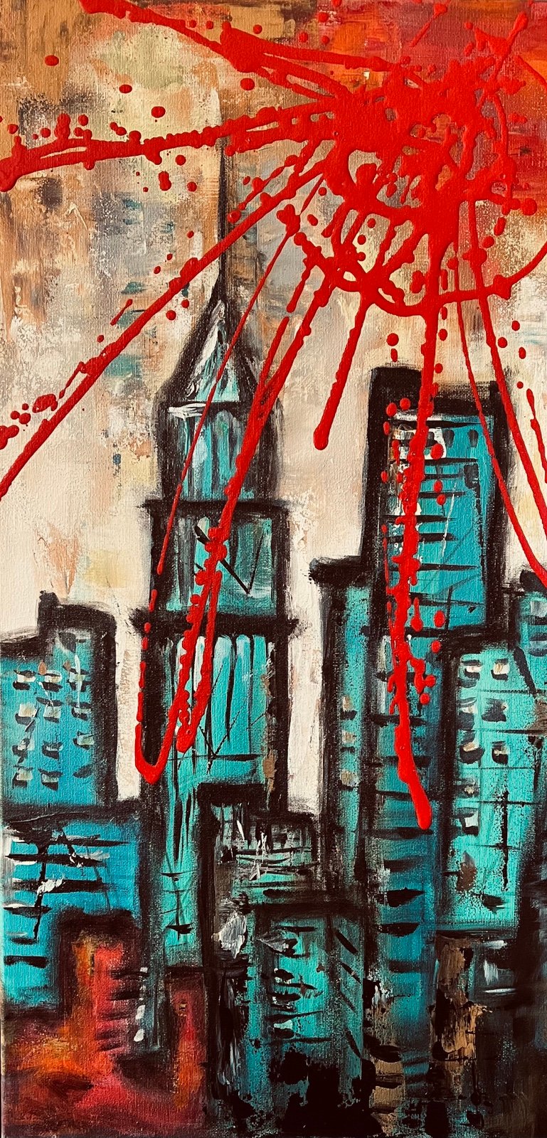 Abstract painting “Big City”