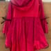 Girls Gothic Red Riding Hood Sz Medium 8-10 Excellent condition