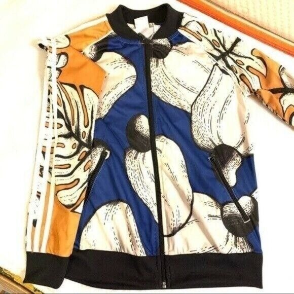 NEW Adidas x Farm Rio Cashew Fruit Print Track Top Jacket Sz S