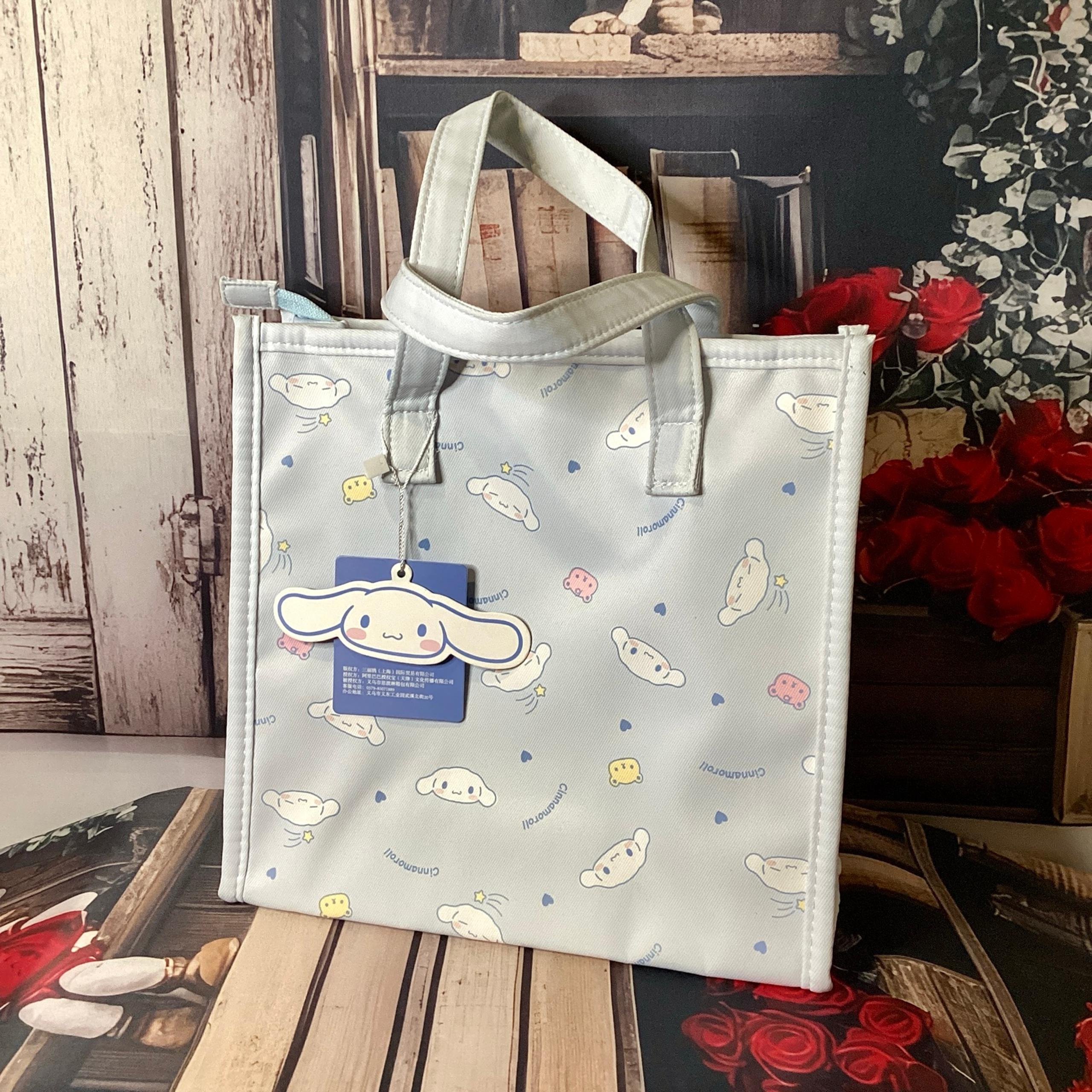 Sanrio Cinnamoroll Allover Print Blue Tote Bag