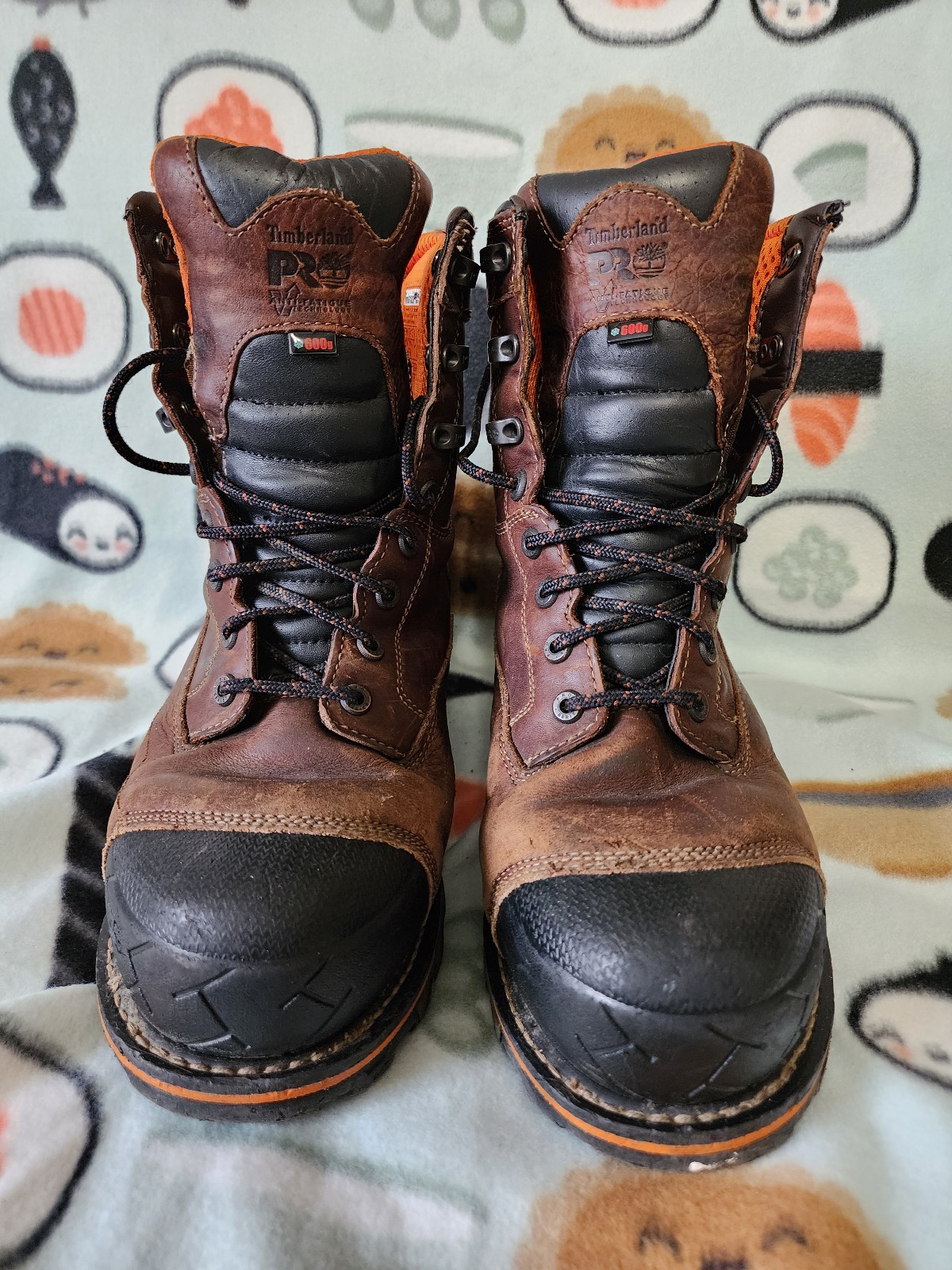 Steel toe Timberland Pros men's size 10